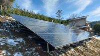 Freiland Solar Photovoltaikanlage Hanwha QCells in Niederscherli bei Bern Solarmaa GmbH